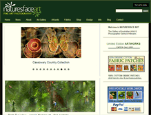 Tablet Screenshot of naturesface.com.au
